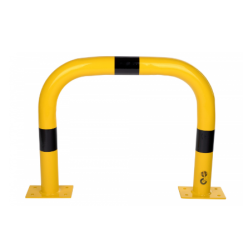 Arceau de sécurité entrepôt jaune et noir diamètre 76 mm