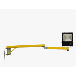 Lampe de quai avec bras articulé LED 50 w 220 V jaune sécurité